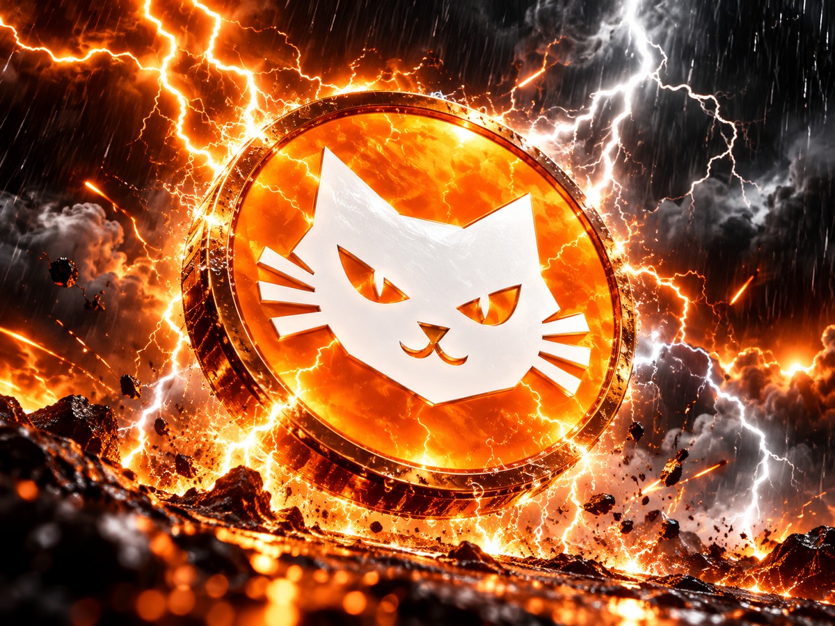 Lightning Strike — the cat coin wrapped in lightning